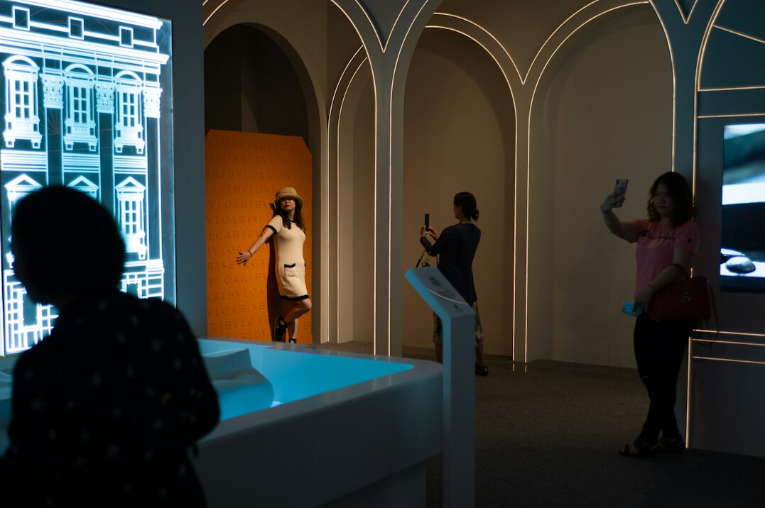 luxury digital museum exhibit