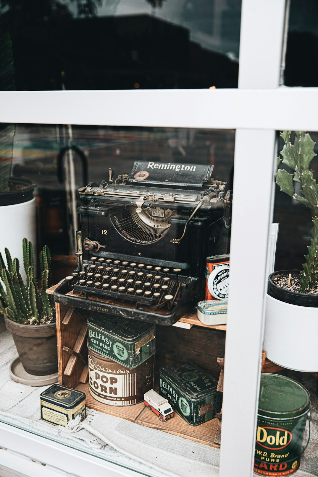 Vintage typewriter on a desk