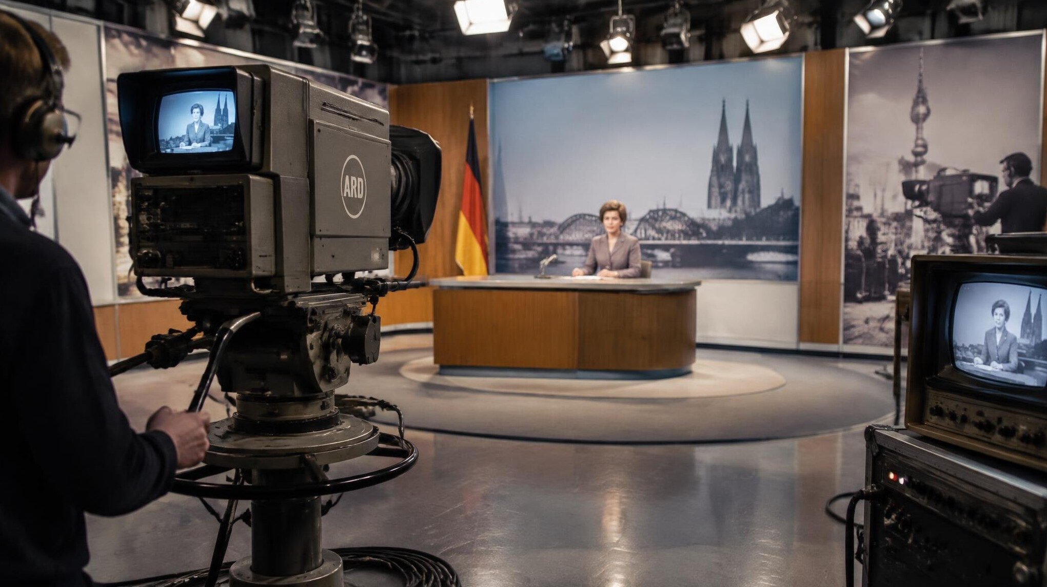 german tv studio setup