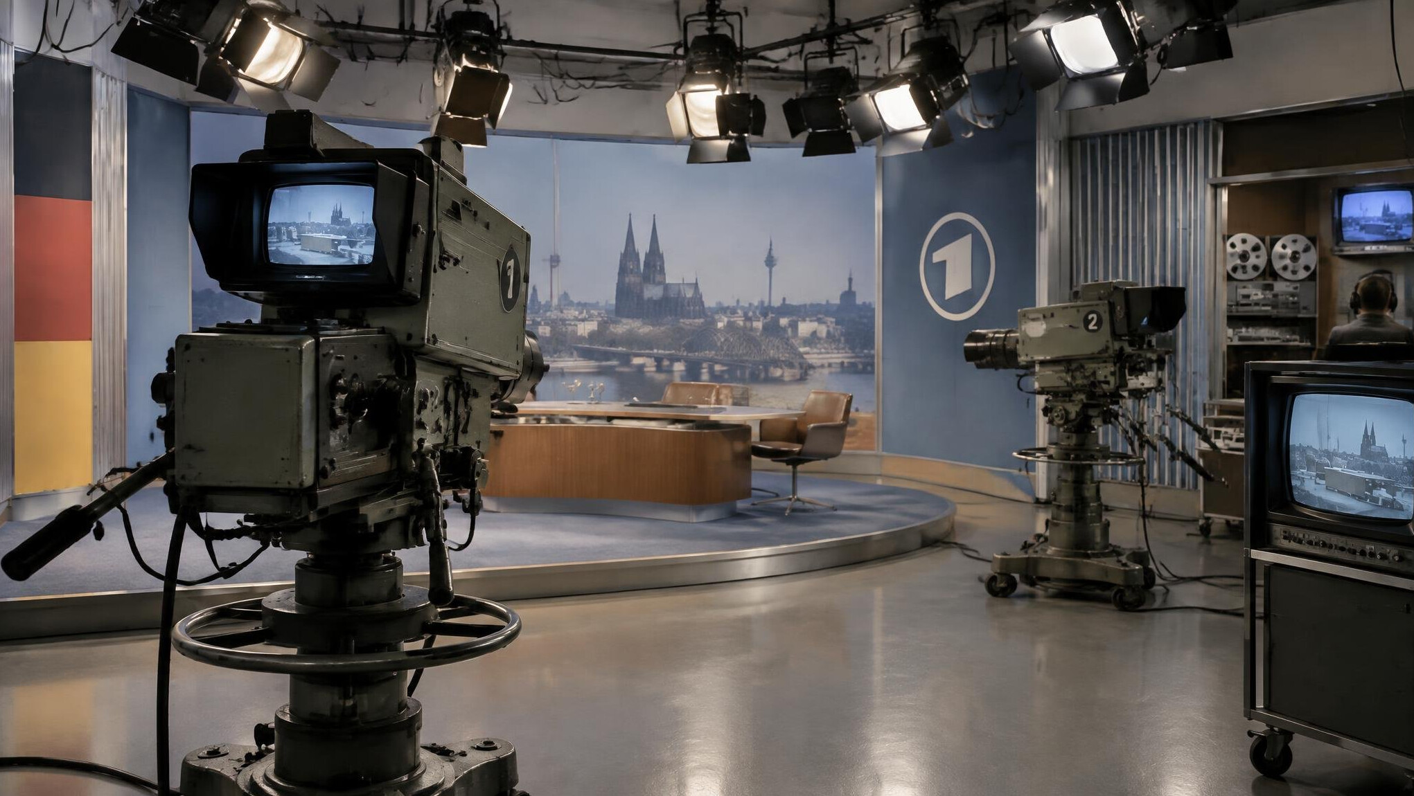 german tv studio interior