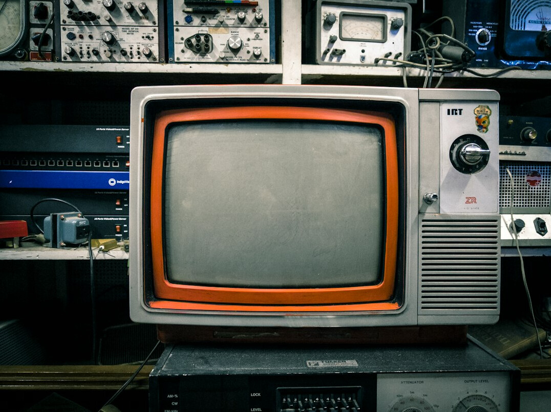 vintage german television set
